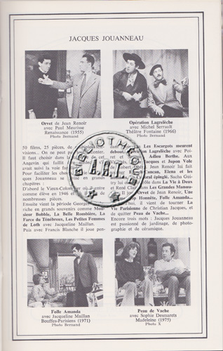 Les programmes de Théatre de l\